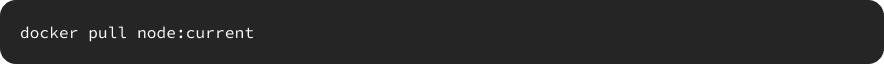 Pull the official Node.js Docker image