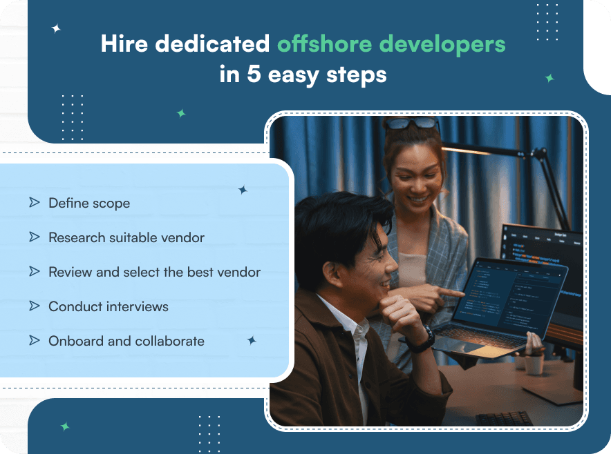 Hire dedicated offshore developers in 5 easy steps