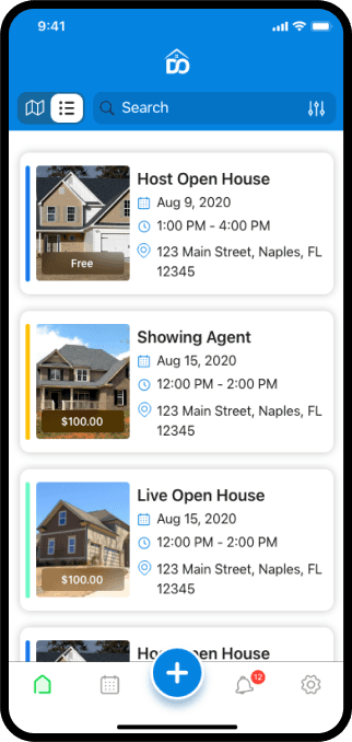 Doors Open mobile UI screenshot 1