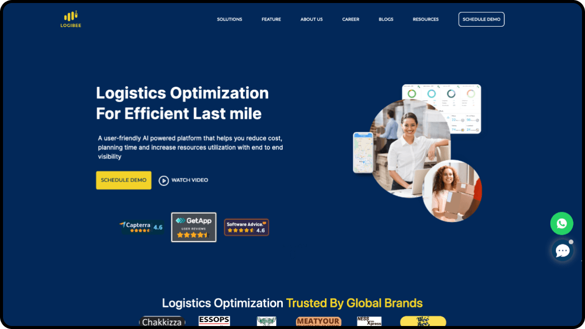 Logibee web UI screenshot 1