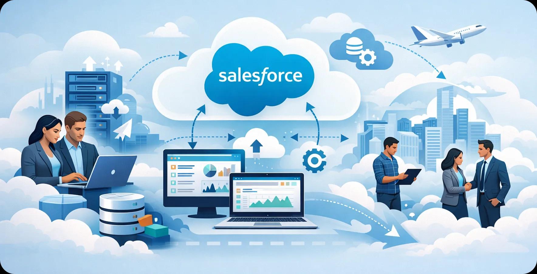 How Salesforce migration services transition businesses to the cloud