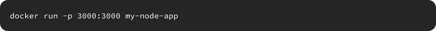 run the Container from your custom image