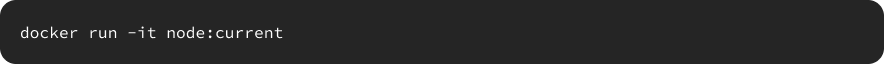 Run a Node.js Container