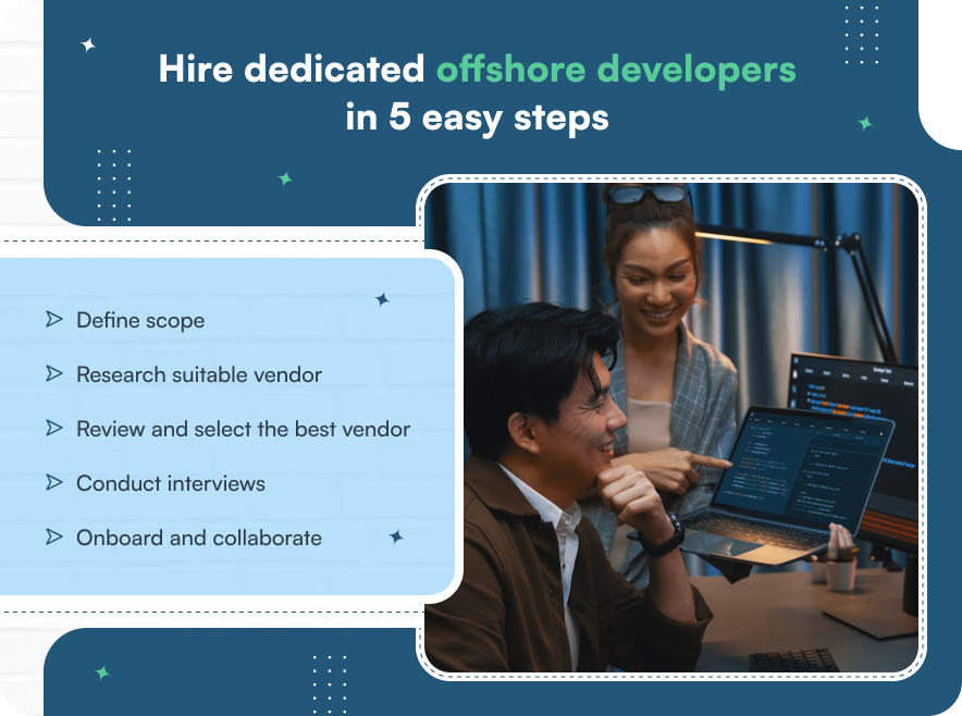 Hire dedicated offshore developers in 5 easy steps