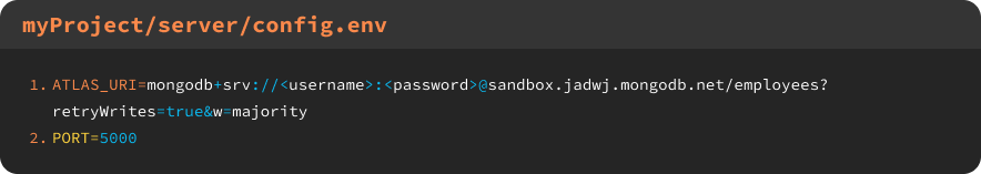 my project server