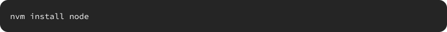 Install Node.js utilizing NVM
