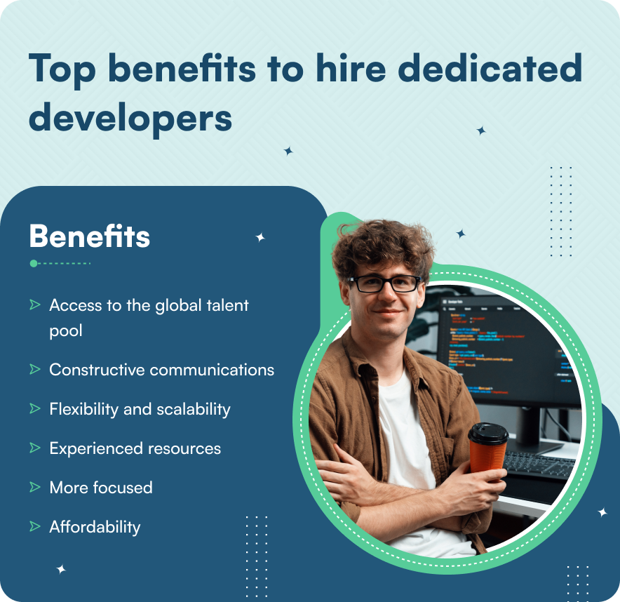 Top benefits to hire dedicated developers