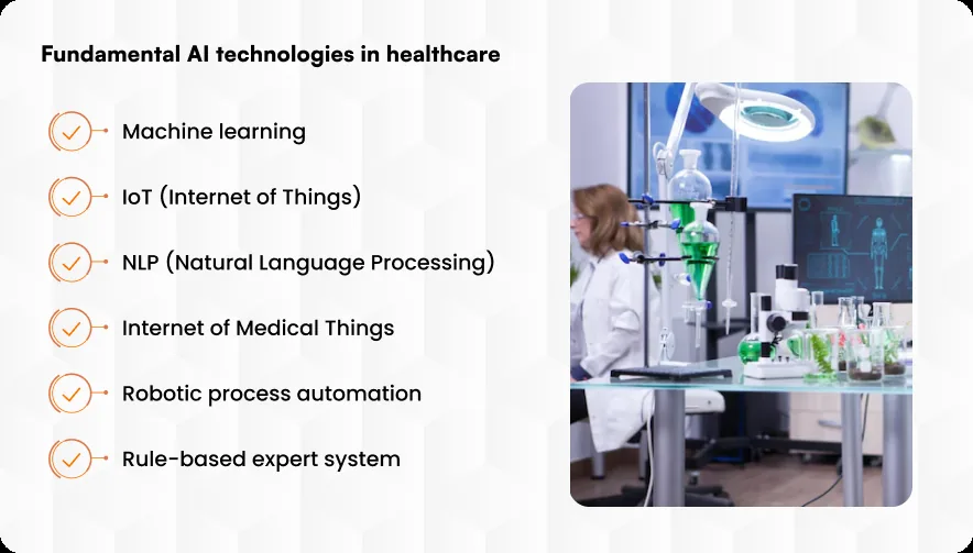 Types of AI in healthcare